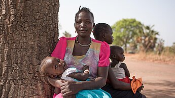 Besonders Kinder sind von der Hungersnot im Südsudan betroffen. © Charles Lomodong