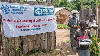 Der UN-Sicherheitsrat verweist auf die Zusammenhänge zwischen Nahrungsmittelknappheit und der erhöhten Verwundbarkeit von Frauen und Kindern. © Charles Lomodong/Plan Der UN-Sicherheitsrat verweist auf die Zusammenhänge zwischen Nahrungsmittelknappheit und der erhöhten Verwundbarkeit von Frauen und Kindern. © Charles Lomodong/Plan