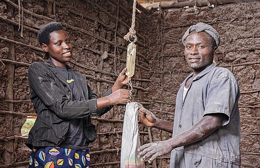 Frida und Theogene waren sich jahrelang uneinig über die Entwicklung ihrer Beziehung Mann und Frau in Ruanda