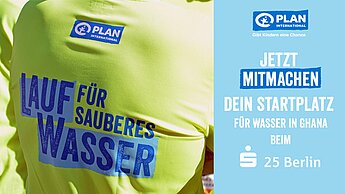 Als Charity-Partner verlost Plan 10 Startplätze für die S 25 Berlin am 06.05.2018.