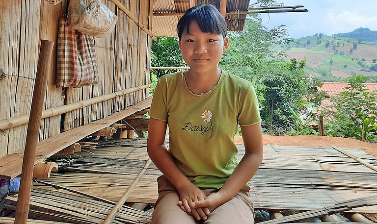 Das 15-jährige Mädchen Kittika aus Thailand