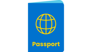 Icon eines Reisepasses.