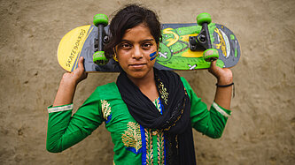 Mit der globalen Kampagne Girls Get Equal fordert Plan International echte Gleichberechtigung für Frauen und Männer. © Plan International / Patrick Kaplin