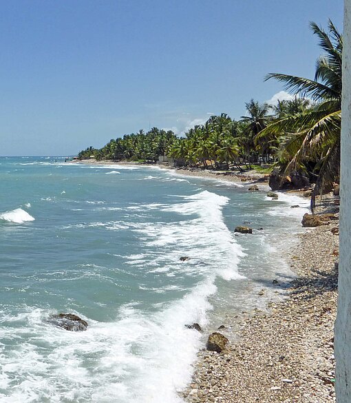 Das Karibische Meer bei Jacmel