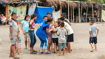 Das Kinderhilfswerk konzentriert sich vor allem auf die Sicherheit und den Schutz von Kindern. © Fabricio Morales/Plan International