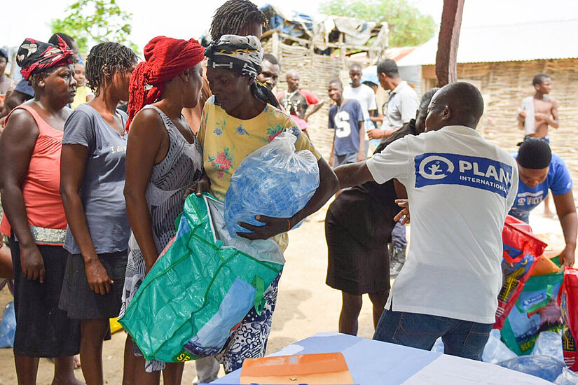 Plan hat einen Nothilfeplan entwickelt. © Plan International / Frederique Montas Plan hat einen Nothilfeplan entwickelt. © Plan International / Frederique Montas