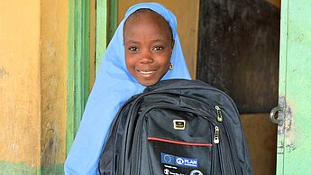 Die Teilhabe von Kindern bilden die Schwerpunkte von Plans Arbeit in Nigeria. © Plan International