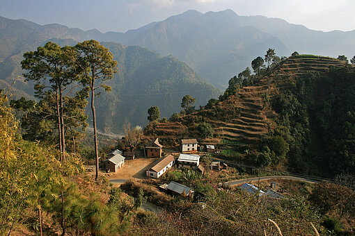 Im Mittelgebrige von Nepal Im Mittelgebrige von Nepal