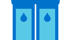 Icon von Sanitäranlagen. 