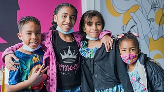 Kinder aus dem Projekt in Bogotá Kolumbien © Beiersdorf AG