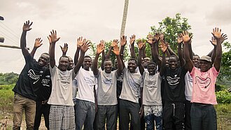 Väterclub in Ghana.