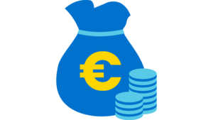 Icon eines Sacks voll mit Münzen.