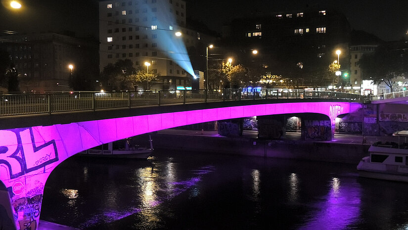 Die Marienbrücke in Wien