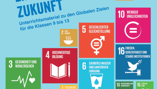 2030 - Gemeinsam für eine gerechtere Zunkunft - Unterrichtsmaterial SDGs - Titel
