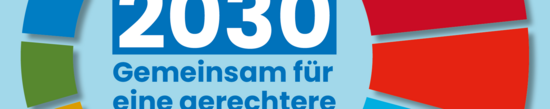 2030 - Gemeinsam für eine gerechtere Zunkunft - Unterrichtsmaterial SDGs - Titel