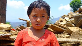 Etwa zwei Wochen nach dem verheerenden Erdbeben in Nepal gab es erneut starke Erschütterungen. © Plan