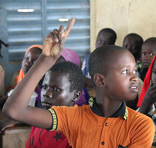 Ibrahim in der Schule 