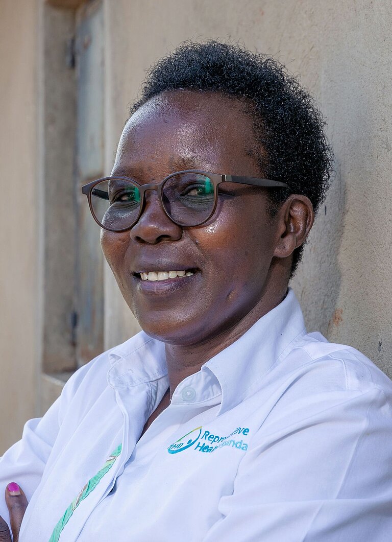 Projektkoordinatorin Agnes Apio