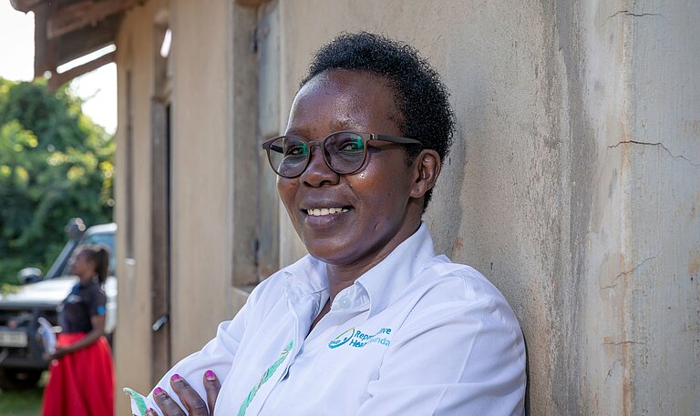 Projektkoordinatorin Agnes Apio