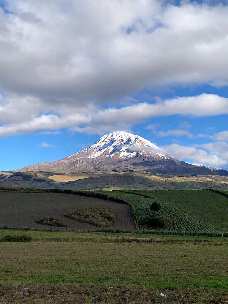 Vulkan Chimborazo in den ecuadorianischen Anden