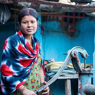 Ranju und Wasserbrunnen