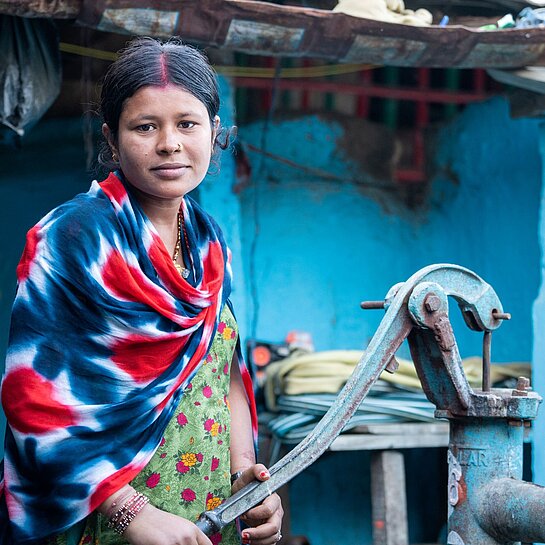 Ranju und Wasserbrunnen
