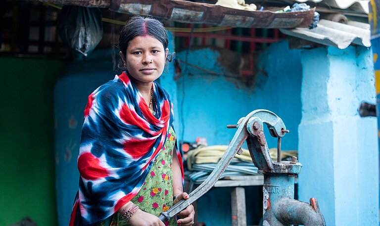 Ranju und Wasserbrunnen