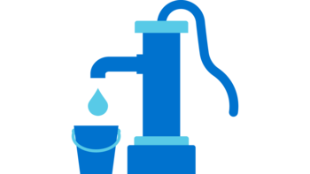 Icon einer Wasserpumpe.