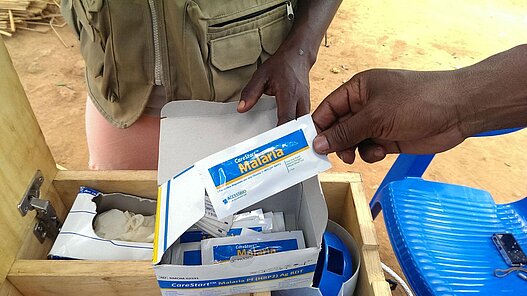 Testausrüstung Malaria