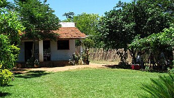 Das Wohnhaus der Familie.