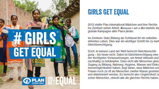Kompaktbroschüre „Girls Get Equal“