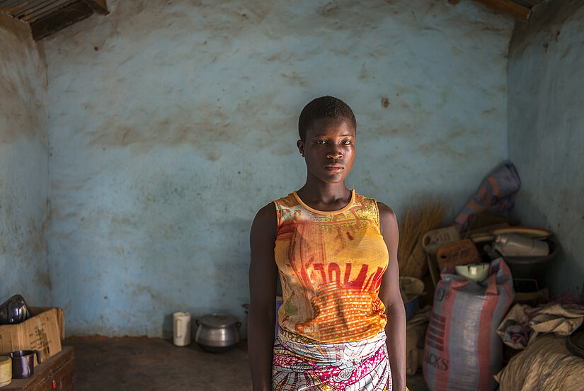 Martine, 16 Jahre, Benin. © Plan International / François Struzik