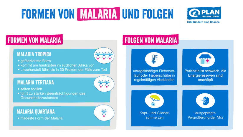 Formen und Folgen von Malaria