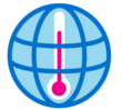 Icon: Die Erde erwärmt sich Icon: Die Erde erwärmt sich