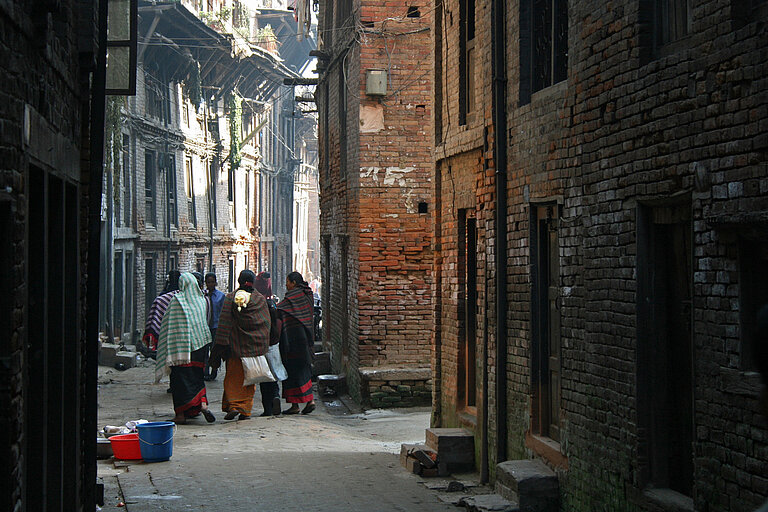 Frauen im Kathmandu-Tal