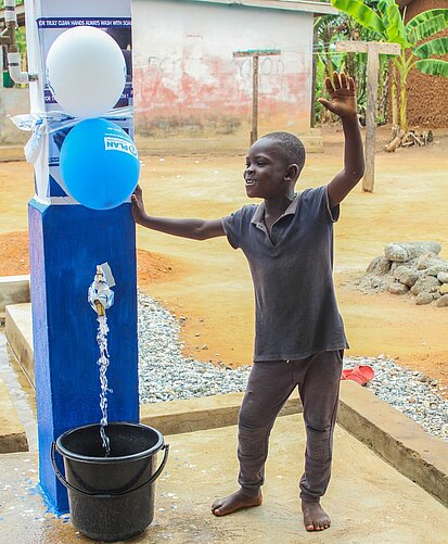 Projektteilnehmender in Ghana