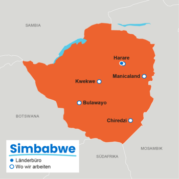 Simbabwe Landkarte Simbabwe Landkarte