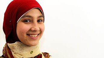 Mariam will der Welt zeigen, dass alle profitieren, wenn die Welt in Mädchen investiert. © Plan International / Essam Saad