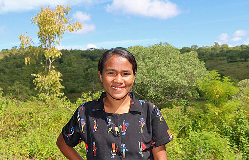 Jenete (21) ist ein ehemaliges Plan-Patenkind aus Indonesien