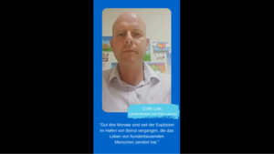 Colin Lee, Länderdirektor von Plan Libanon, gibt einen aktuellen Lagebericht aus Beirut.