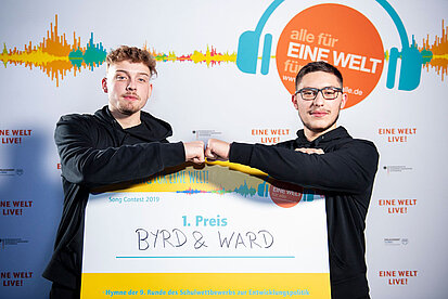 Plan EINE WELT Song Contest Byrd and Ward