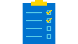 Icon einer Checkliste.