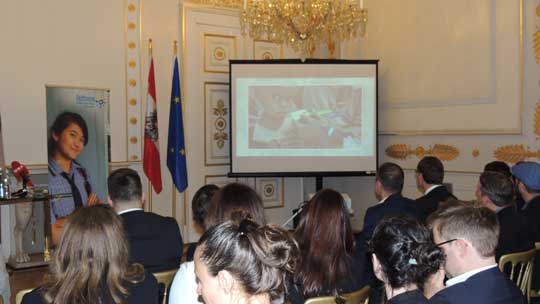 Film von Plan International wird gezeigt Film von Plan International wird gezeigt