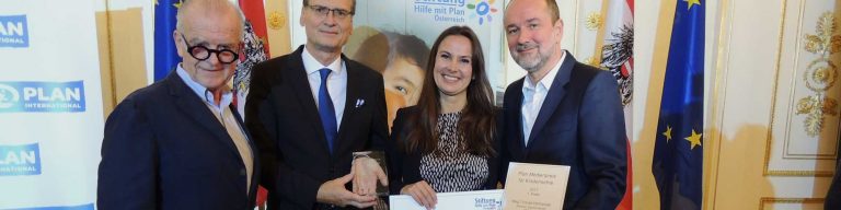 Preisverleihung "Plan Medienpreis für Kinderrechte" im Bundeskanzleramt cPlan