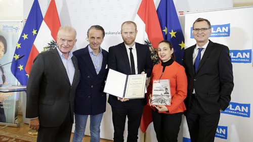 Rudi Klausnitzer, Christian Rainer, Christoph Zotter, BM Ines Stilling und Thomas Kralineger (c) BKA / Andy Wenzel Rudi Klausnitzer, Christian Rainer, Christoph Zotter, BM Ines Stilling und Thomas Kralineger (c) BKA / Andy Wenzel