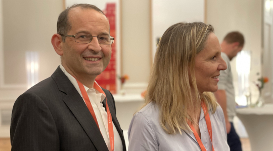 Hr. Pfeiffer, Fr. d´Arcy (c) Stiftung Hilfe mit Plan Österreich