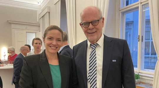 Patricia Aulitzky und Axel Berger von Plan International Deutschland e.V (c) Stiftung Hilfe mit Plan Österre