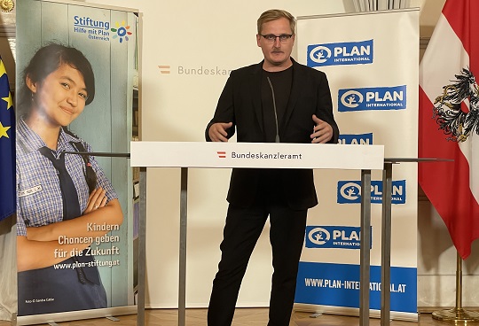 Lukas Matzinger (c) Stiftung Hilfe mit Plan Österreich