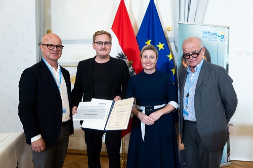 Markus Mair. Lukas Matzinger, Susanne Raab, Rudi Klausnitzer (c) BKA_Christopher Dunker